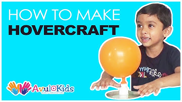 HOW TO MAKE HOVERCRAFT | Kids science experiments
