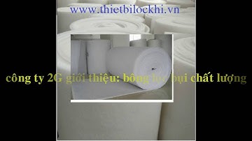 bông lọc bụi 5mm, bông lọc bụi, bông lọc