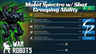 War Robots - Spectre 4x Mk1/12 Molots with Pilot Shot Grouping Ability (no commentary)