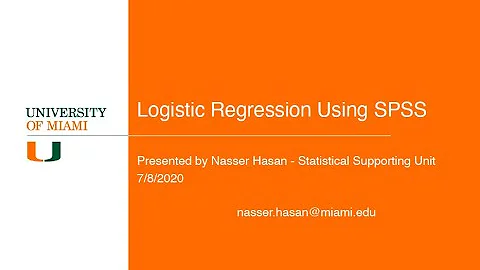 Performing Logistic Regression Analysis Using SPSS