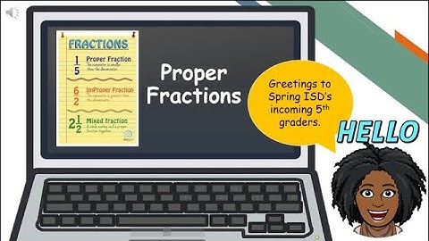Summer Learning Intervention Gr 4 Lesson #1: Proper Fractions