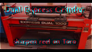 How To Use A Dual Express Grinder To Sharpen Reel On Toro