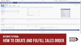 NetSuite Tutorial: How to Create and Fulfill Sales Orders in NetSuite
