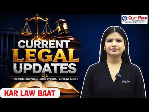 ⚖️ Latest Legal Updates in India | Important Court Judgments Explained