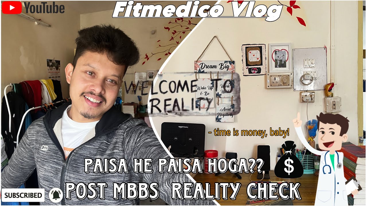 REALITY CHECK || POST MBBS 🥲😱 @fitmedicovlog - YouTube