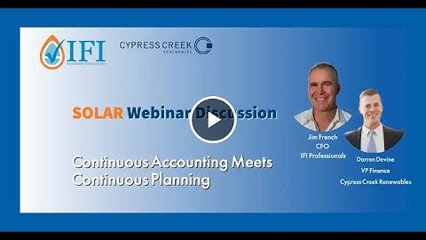 Continuous Planning Meets Continuous Accounting