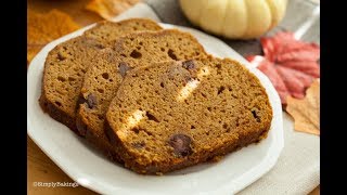 FOOLPROOF Pumpkin Chocolate Chip Bread | Simply Bakings