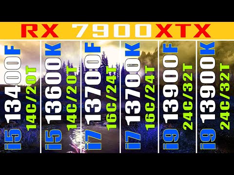 i5 13400F vs i5 13600K vs i7 13700F vs i7 13700K vs i9 13900F vs i9 13900K || PC GAMES TEST ||