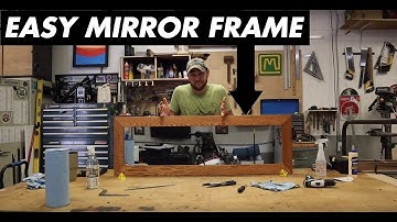 DIY Mirror Frame // Woodworking