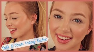 My 10 Minute Makeup Routine | Flawless Face Without Foundation!