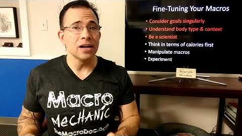 Macro Minute Episode 6 - Macro Mechanic (Fine Tuning)