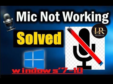 microphone not working windows 7 | microphone ko pc me setup kaise kare| how to set microphone on pc