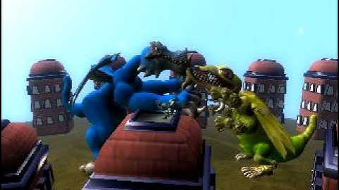 spore dragon vs yellow creature