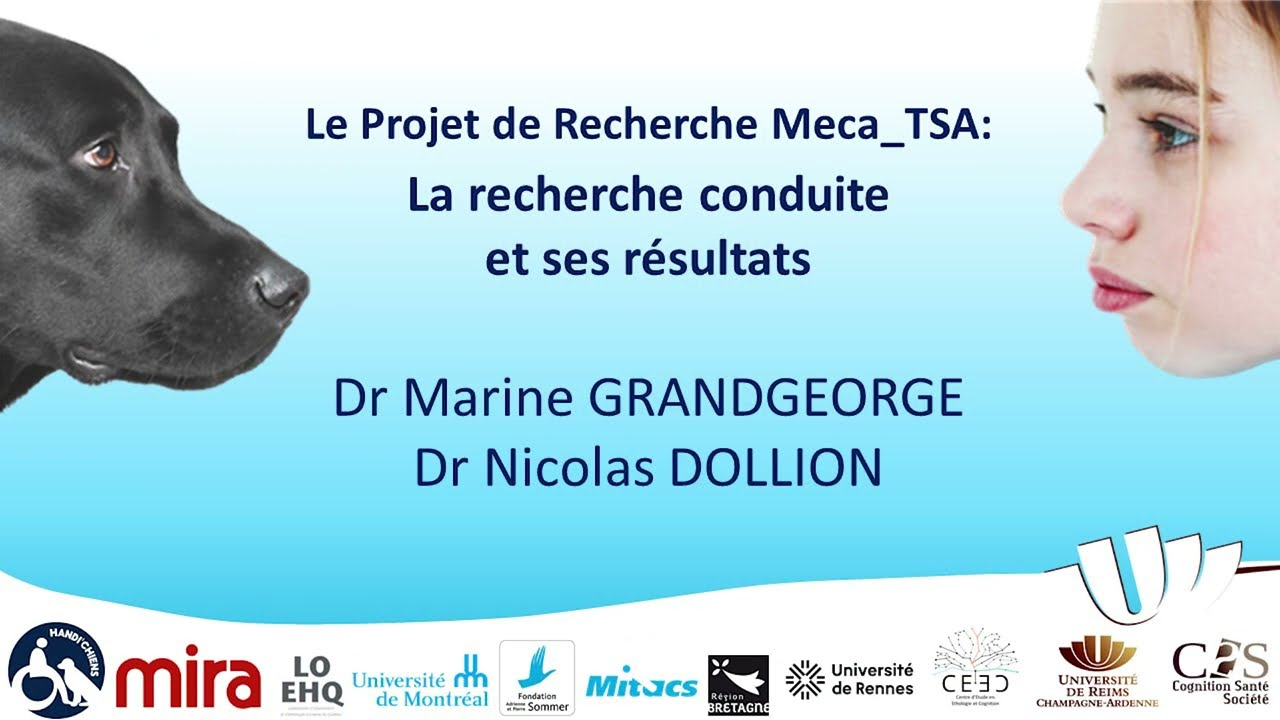 Conférence: Projet de recherche Meca_TSA, la recherche conduite et ses résultats