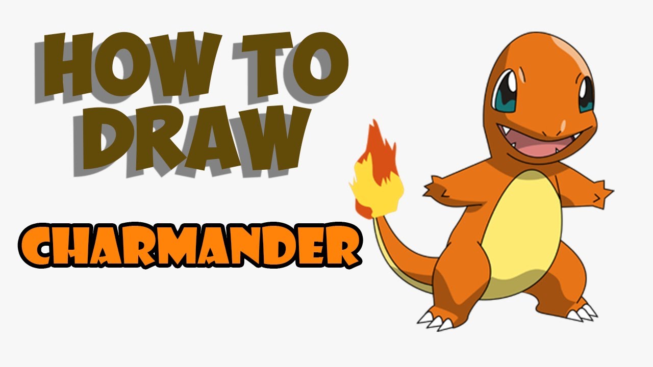 How to Draw charmander step by step YouTube