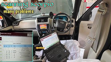 how to scan scorpio bs6...?? many problems detected