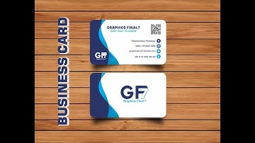 business cards design coreldraw tutorial | Professional Business Card in CorelDRAW Tutorial with GF7