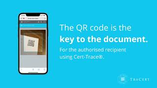 This is Cert-Trace® by TraCert