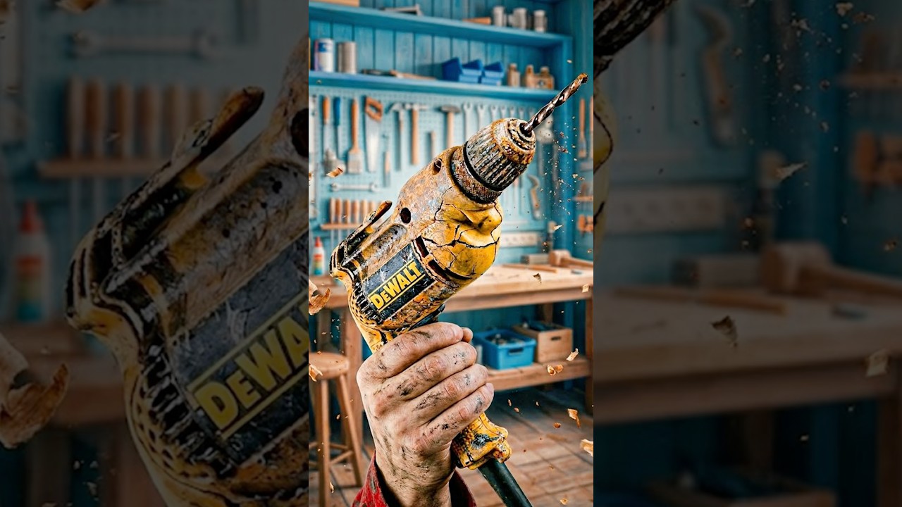 НОВЕ ЖИТТЯ ДРИЛІ DEWALT ІЗ 2000-Х! #відновлення #restoration #diy