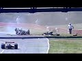 Josele Garze Big Crash 1986 CART Escort Radar Warning 200