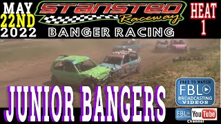 Stansted Raceway Banger Racing 22nd May 2022 Junior Bangers Heat 1 Race Free to watch Sport