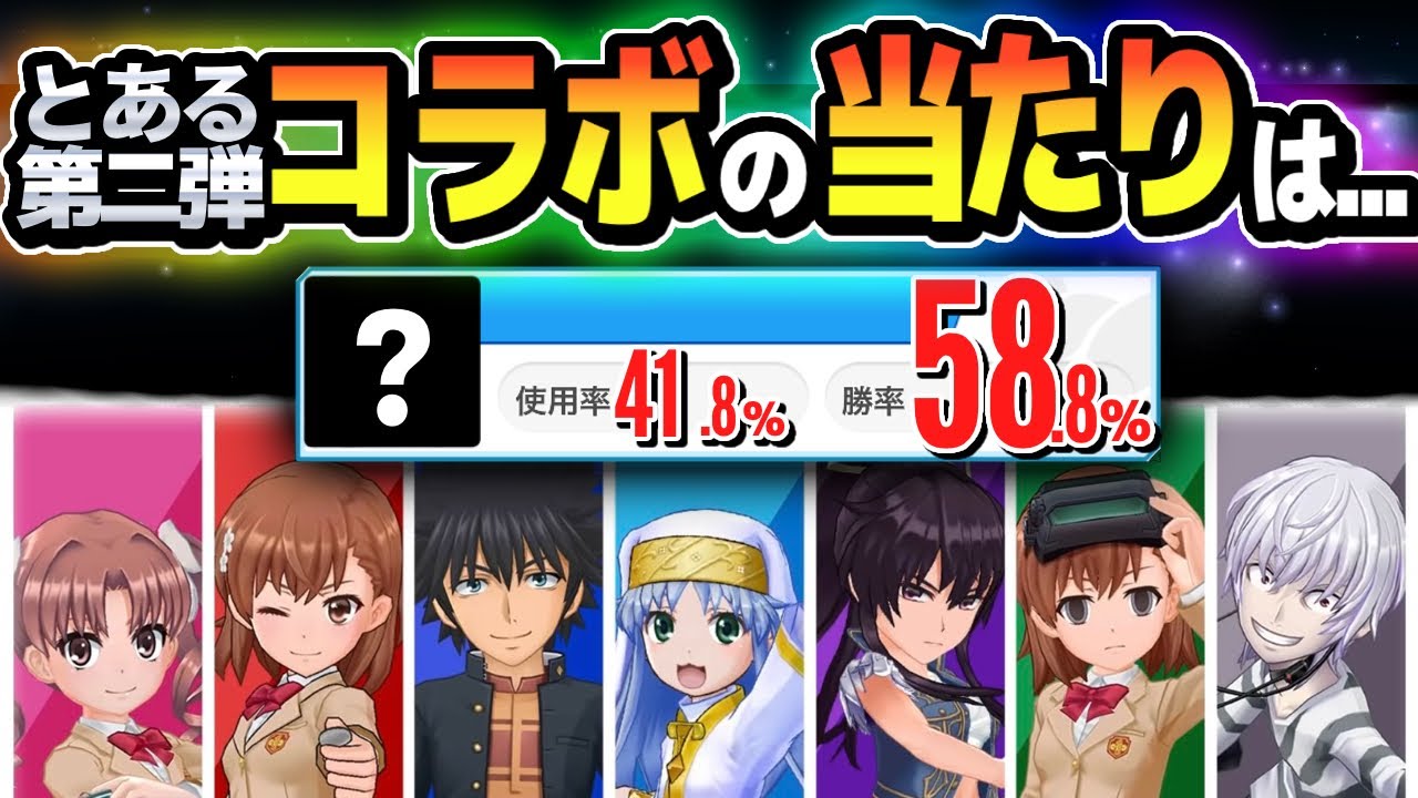 とあるコラボで一番の当たりは誰 速報値 解説 白猫テニス Youtube