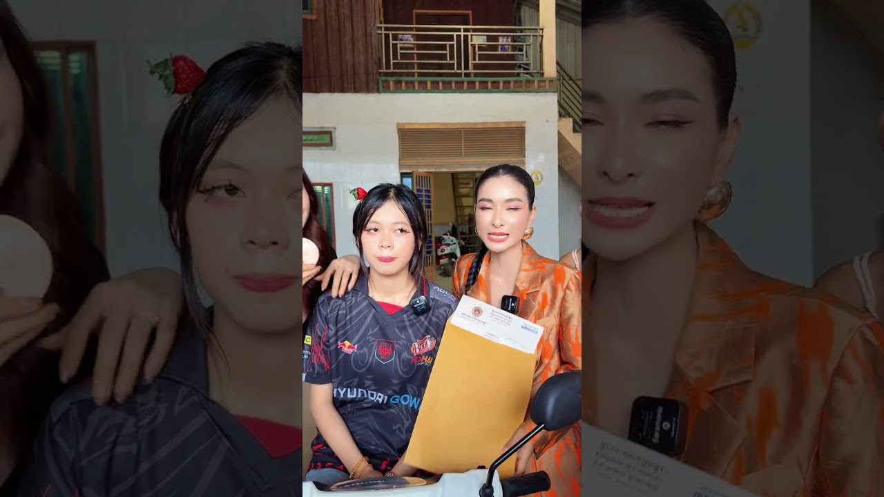 Jing Kokomasokolaboomboom won motor bike prize in Cambodia.