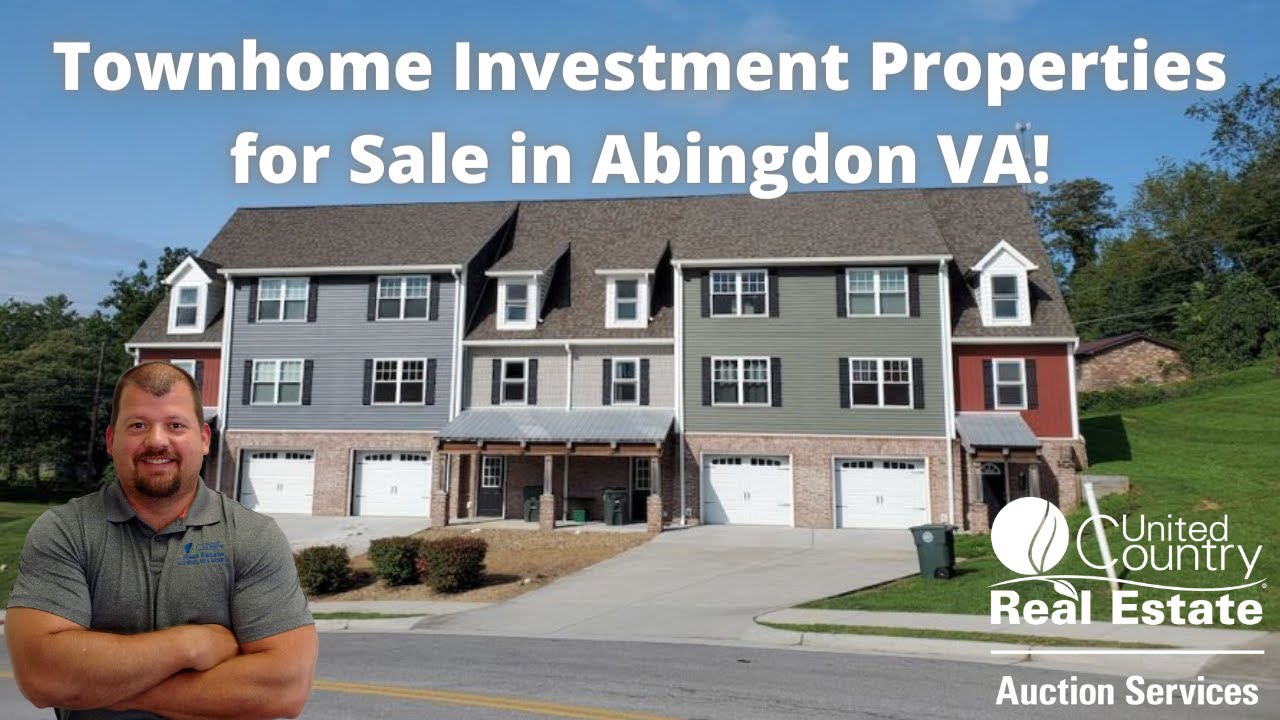 Townhome Investment Properties for Sale in Abingdon VA! YouTube
