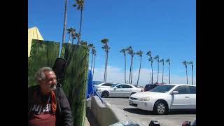 GUY homeless Venice Beach homie guitar player! 420 medication station Dogtown Doorstown Legalize 420