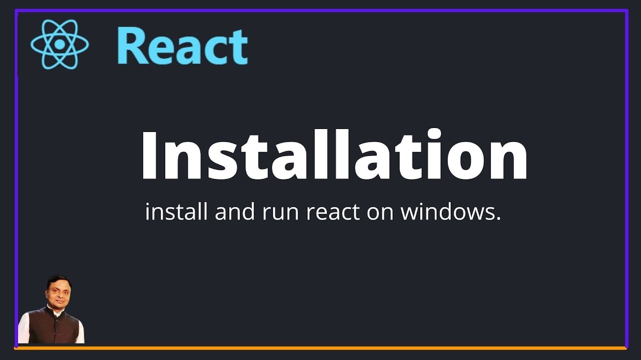 Installation of React on windows - YouTube