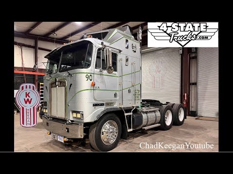 Kenworth K100E Aerodyne Cabover Gets Stainless Vent Covers From @4StateTrucks #4statetrucks