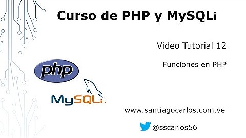 Video Tutorial 12 Curso de PHP Estructurado y MySQLi