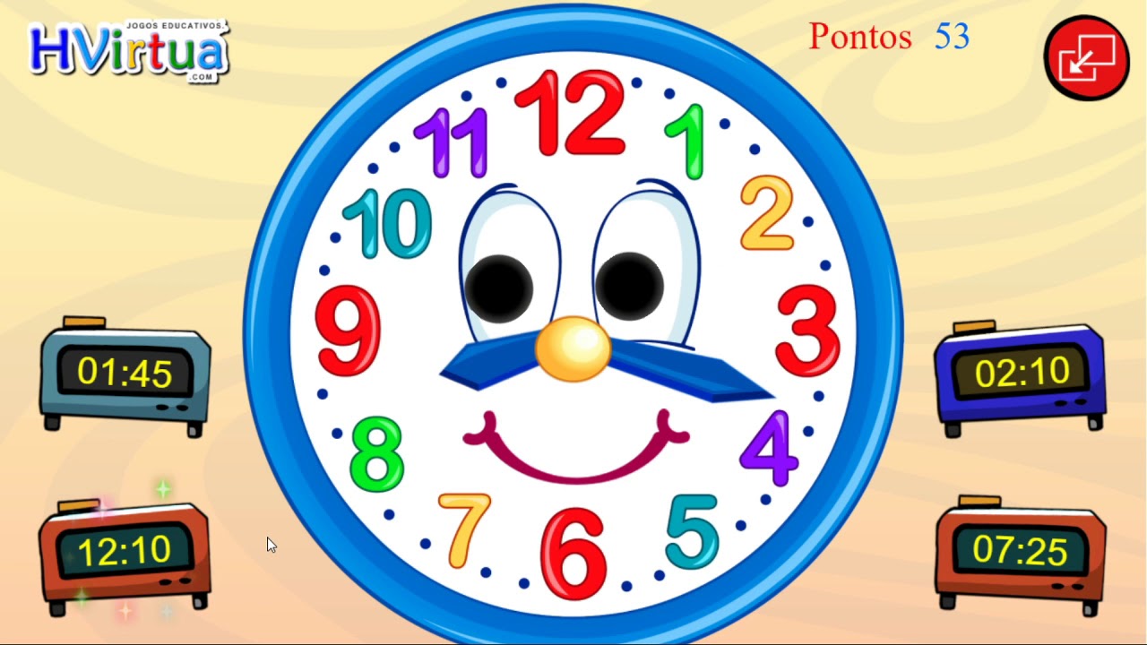 Brinquedo Jogo Educativo Pedagógico Aprendendo As Horas Relógio