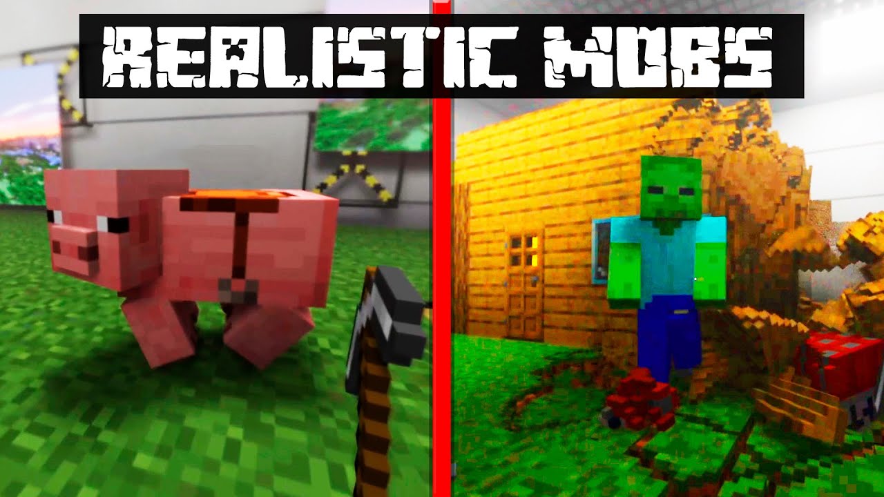 Realistic Physics MOBS GRIEF Minecraft 3022 - YouTube