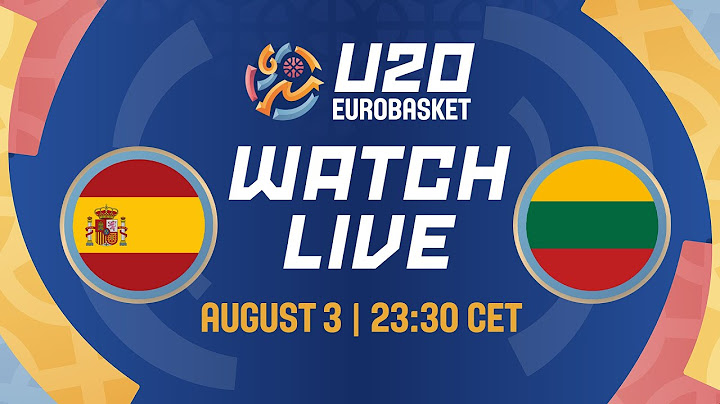 LIVE - Spain v Lithuania | FIBA U20 Women's EuroBasket 2025 | Group Phase