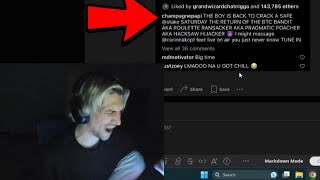 xQc reads Drake's weird post about Corinna Kopf