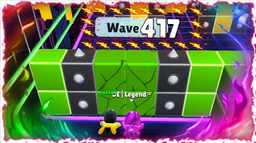 400+ Waves In Endless Block Dash (Without Mods) • Stumble Guys