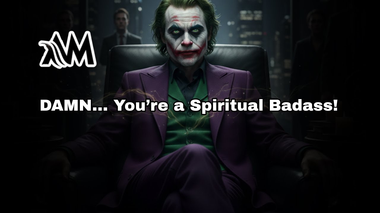 Чёрт... Твоя духовная сила просто невероятна, и люди втайне боятся твоего интеллекта — речь Джокера.