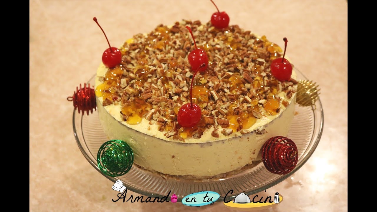 pie  de Mango con Naranja