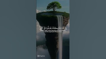 ان الله وملائكته يصلون على النبي تلاوة مؤثرة لقناه أرح سمعك ♥️🖤😌