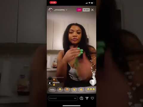 Chinese Kitty Twerking & Getting FREAKY ON INSTAGRAM LIVE