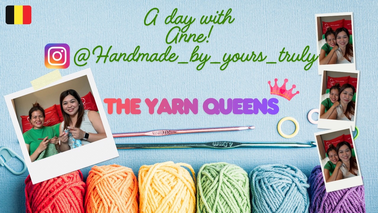 Yarn Crochet Craft Room Tour with Anne! | Crochet with us in Belgium! #yarn #crochet