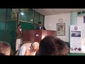 Fiery speech in sccb umair ayaz