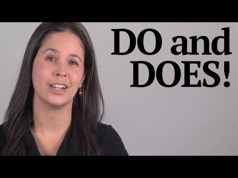DO and DOES Reduction -- American English Pronunciation