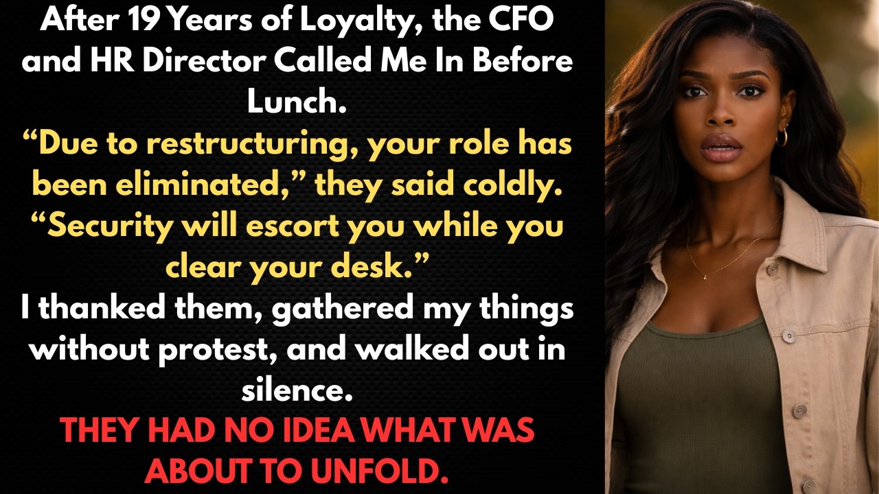 Fired After 19 Years “Due to Restructuring” — The CFO Had No Idea…