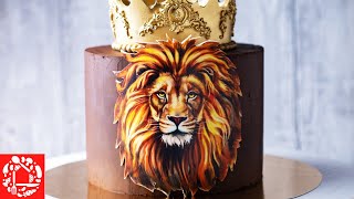 Торт для Мужчины «Король ЛЕВ». Как украсить торт своими руками?