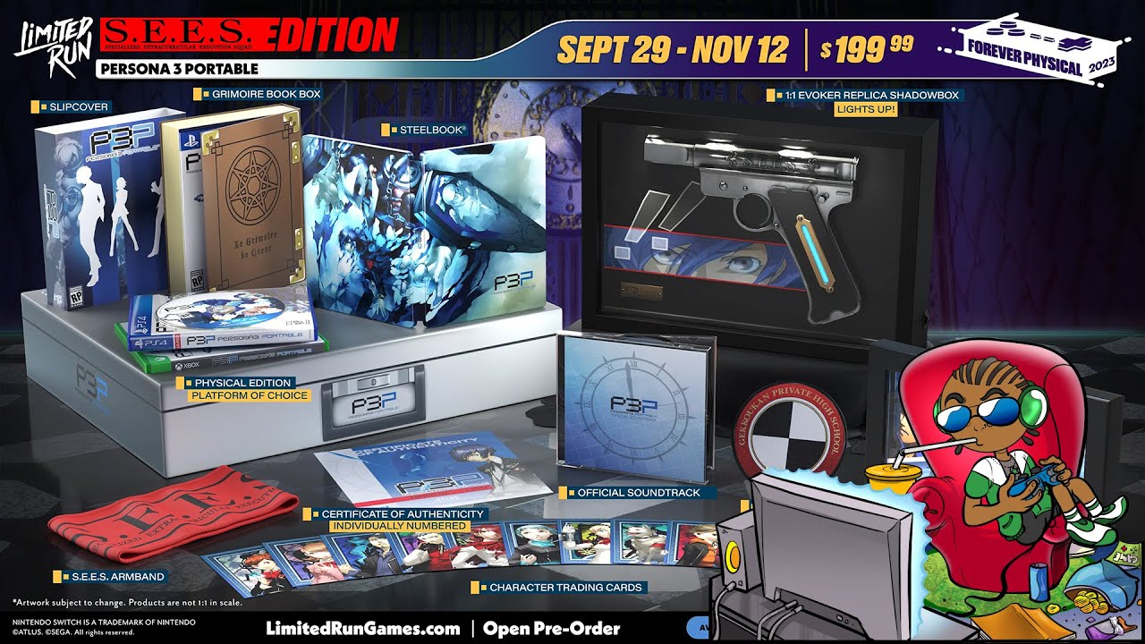 Persona 3 Portable S.E.E.S. Edition VS Persona 3 Portable Grimoire