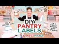 DIY Pantry Labels on a Cricut Joy, Maker, or Explore!