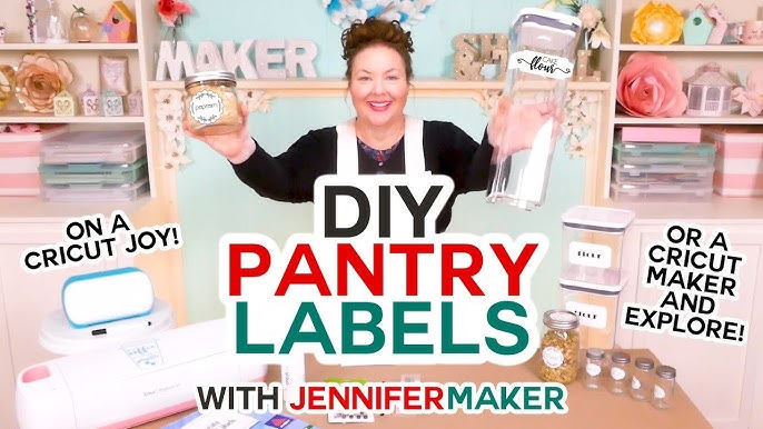 DIY Mason Jar Labels with Cricut Joy Smart Label – Sustain My