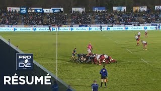 PRO D2 - Résumé Massy-Aurillac: 18-27 - J13 - Saison 2018/2019